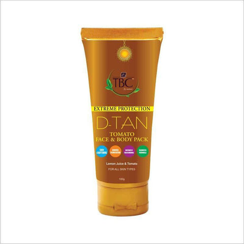 Tbc By Nature D Tan Tomato Face & Body Pack 100gm