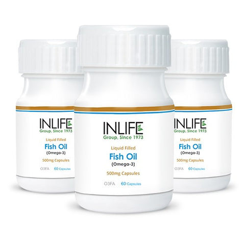 Inlife Pharma Fish Oil Omega 3 Capsules (Pack Of 3)