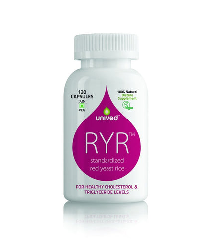 Heart Diseases - Unived Ryr -Cholesterol Control -120 Capsules