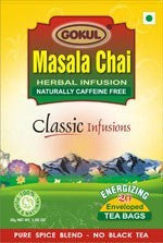 Organic Tea - Gokul International Masala Chai 20 Tea Bags