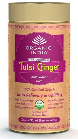 Organic Tea - Organic India Tulsi Ginger 100gm