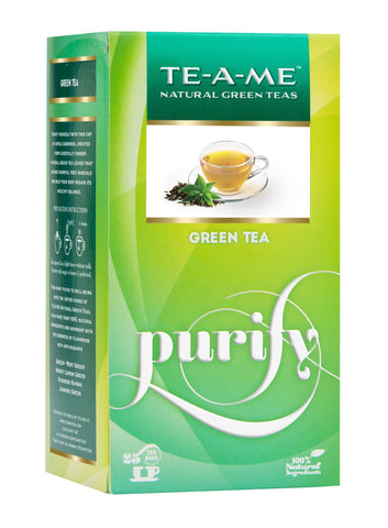 Organic Tea - Te-a-me Green Tea - Natural Green Tea (25 Tea Bags)