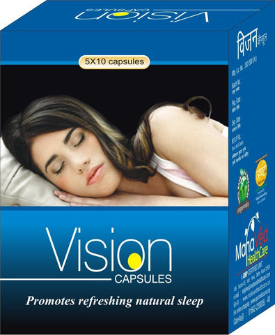 Stress Management - Vision - Sleeping Problem, Stress, Anxiety, Hight Blood Pressure, Depression Capsules