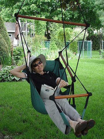 Adjustable Hanging Chair with Foot Rest