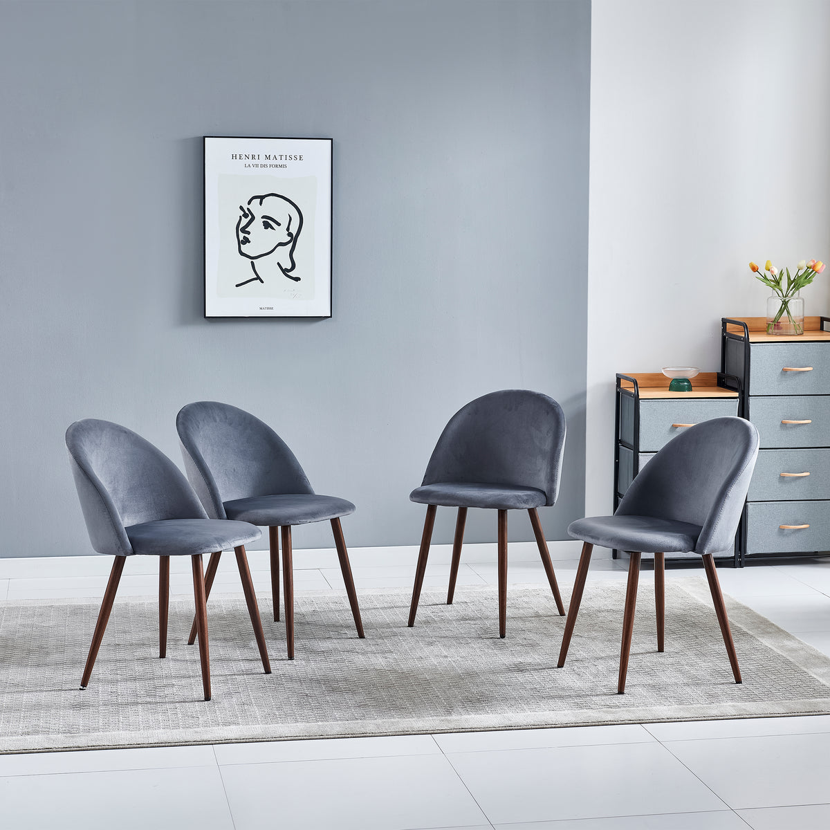 Weller Side Chair, Dark | Eleganbeautys – EBS Online Store