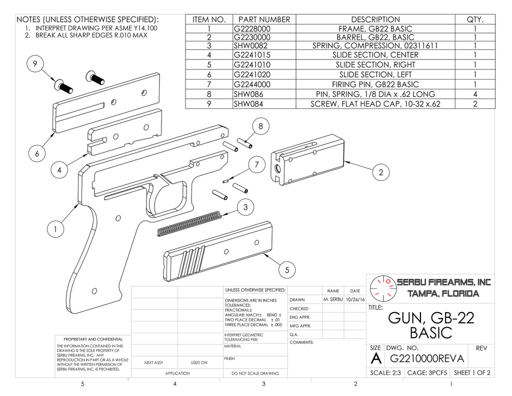 GB-22 Plans – Serbu Firearms