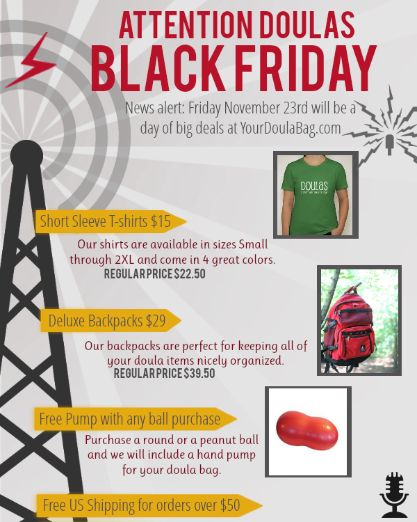 Black Friday Sales at YourDoulaBag - Our Favorite Doula Bag Items