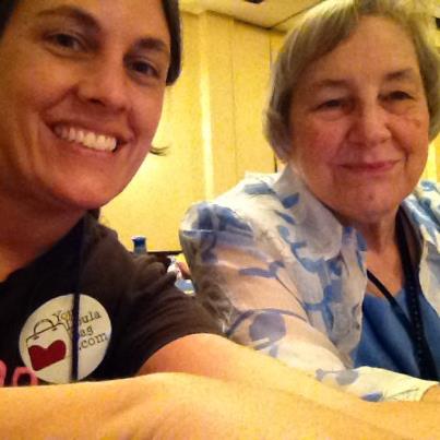 Penny Simkin and Alice Turner in Cancun at DONA International Doula Conference
