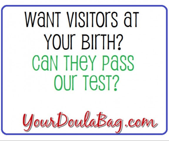 Doula Warning about Visitors