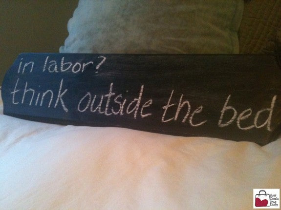 Doulas say "think outside the bed"