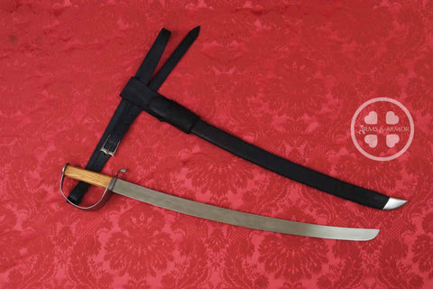 Hanger with scabbard and belt for Lewis and Clark miniseries.