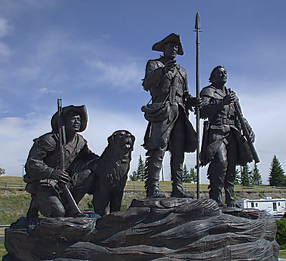 Lewis and Clark Statue in Greatfalls MT