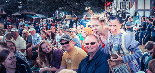 Good Looking CRowd at the Ren Faire