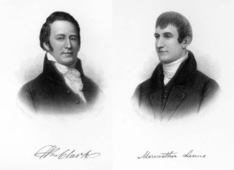 Portraits of Lewis and Clark