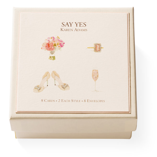 Say Yes Gift Enclosure Box Karen Adams Designs