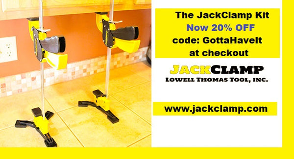 Installing Microwaves is easy when you have the JackClamp System Kit! Make a typical two man job into a one man job! Get yours TODAY! 20% OFF with code GottaHaveIt at checkout.
