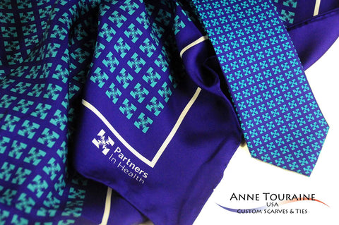 Custom scarves and Ties by ANNE TOURAINE, Inc.