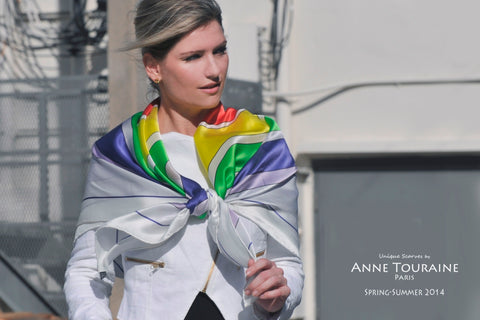 ANNE TOURAINE Paris™ luxury silk scarves: for scarf connoisseurs only