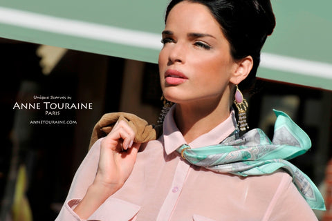 ANNE TOURAINE Paris™ luxury silk scarves: for scarf connoisseurs only