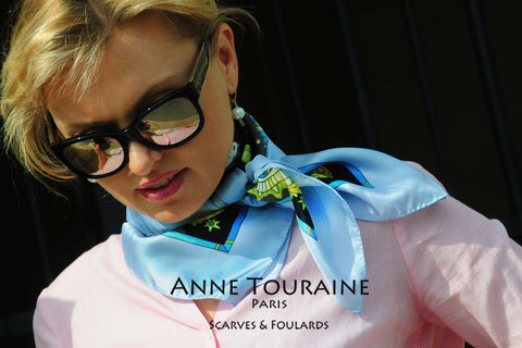 ANNE TOURAINE Paris™ silk scarves: unique creations for true scarf lovers!