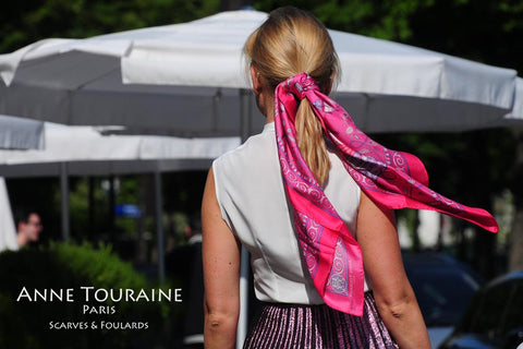 ANNE TOURAINE Paris™ silk scarves: unique creations for true scarf lovers!