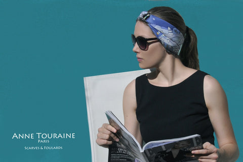 How to keep your scarf in place with one of ANNE TOURAINE Paris™ gorgeous scarf rings