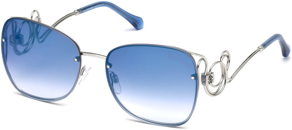 Roberto Cavalli - RC1027 Carrara Shiny Palladium Sunglasses / Blu Mirror Lenses Roberto Cavalli - RC1027 Carrara Shiny Palladium Sunglasses / Blu Mirror Lenses