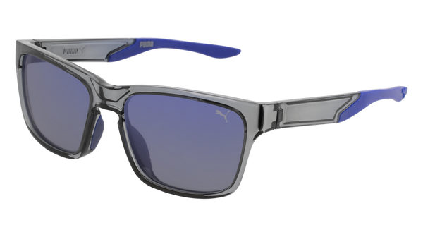 Puma - PU0169S Grey Sunglasses / Blue Lenses Puma - PU0169S Grey Sunglasses / Blue Lenses