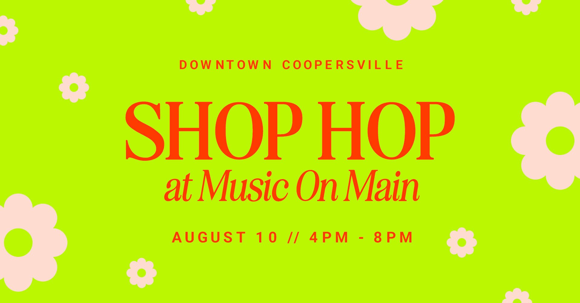 Shop Hop Coopersville Music On Main The Green Brick Boutique