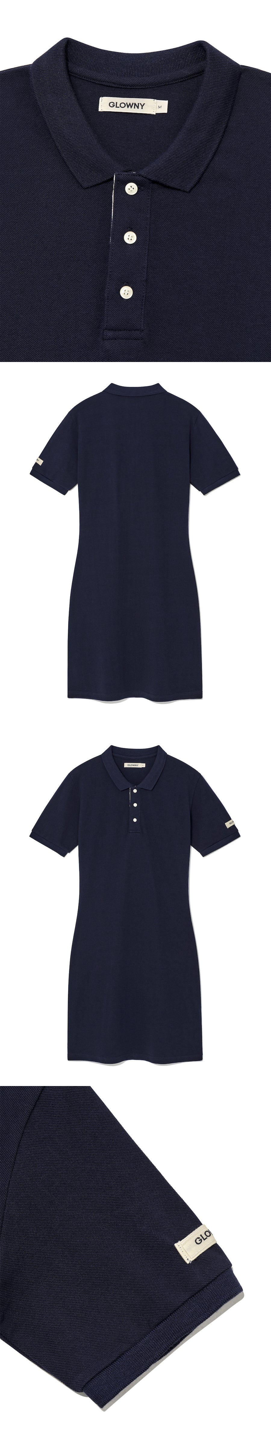 HERITAGE POLO DRESS (NAVY)