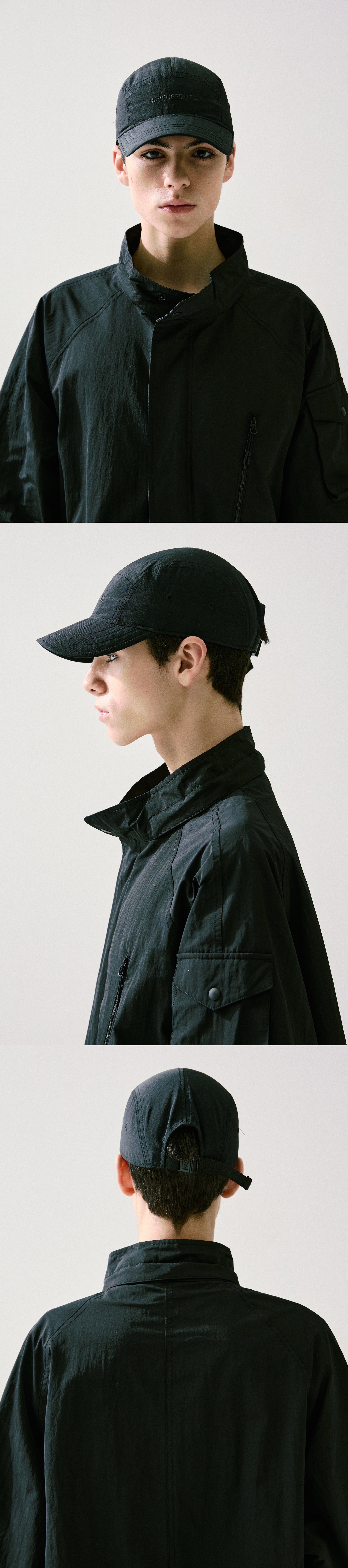 HIKER NYLON CAP (BLACK)