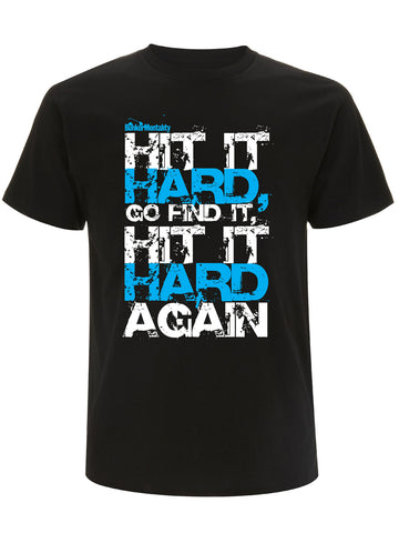 hit it hard t-shirt black