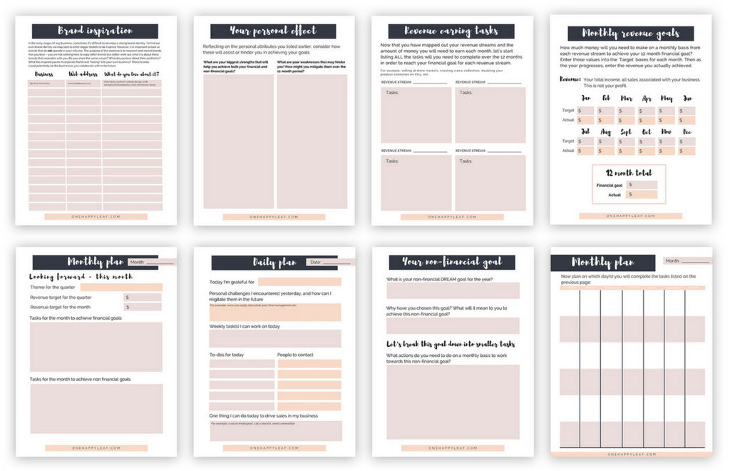 Downloadable Business Planner