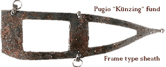 Pugio "Künzing" frame type sheath