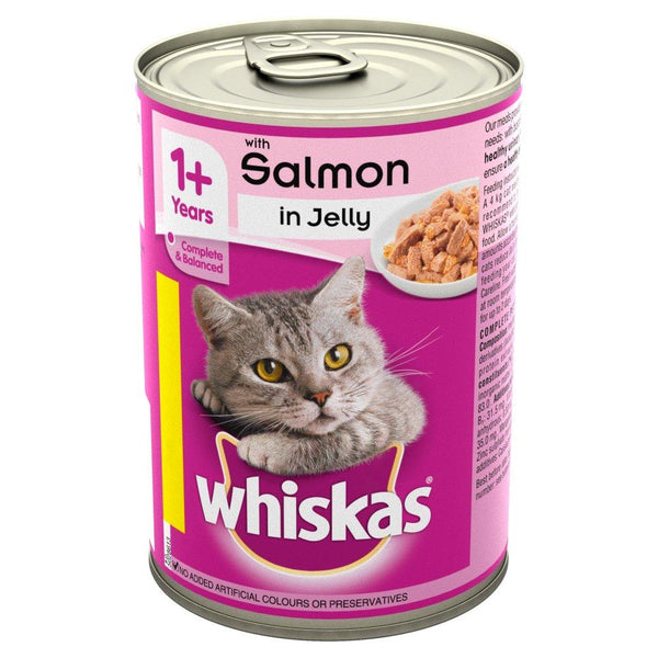 Cat Food Tin Salmon in Jelly - 390g 