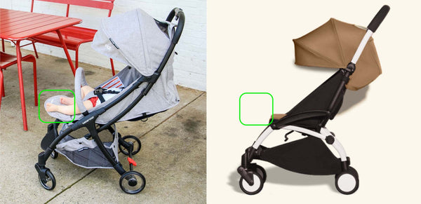 compact strollers with or without leg rest part
