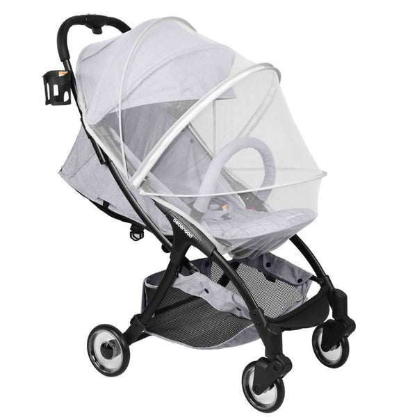 CHICCO TRE Jogging Baby Stroller Mosquito Insect Bug Net Mesh White Cover NEW 