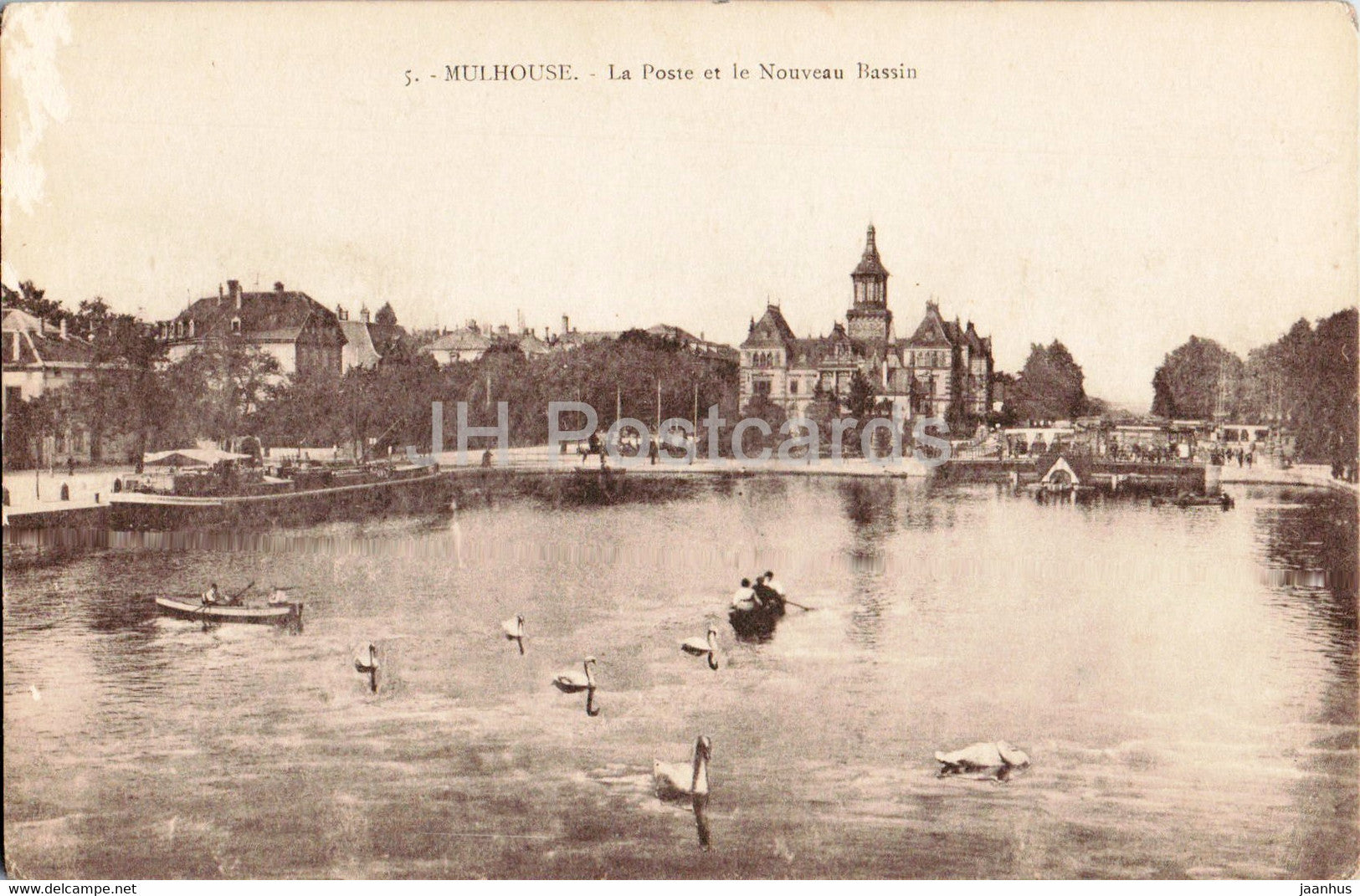 - La Poste et Nouveau Bassin - 5 - old - France - – JH Postcards