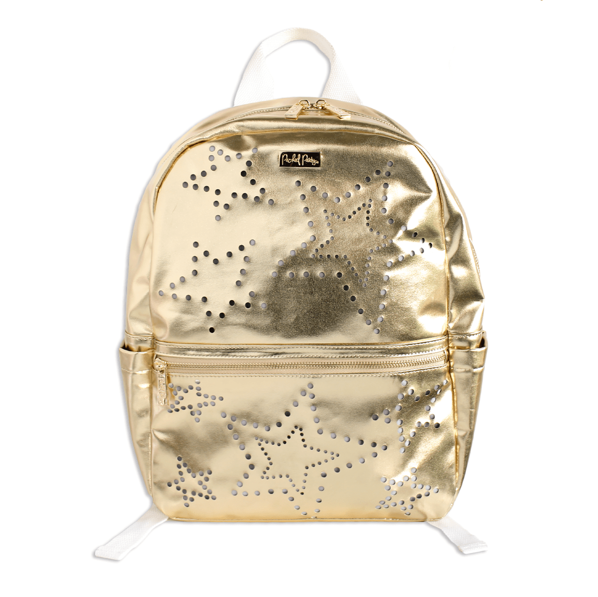 gold backpack