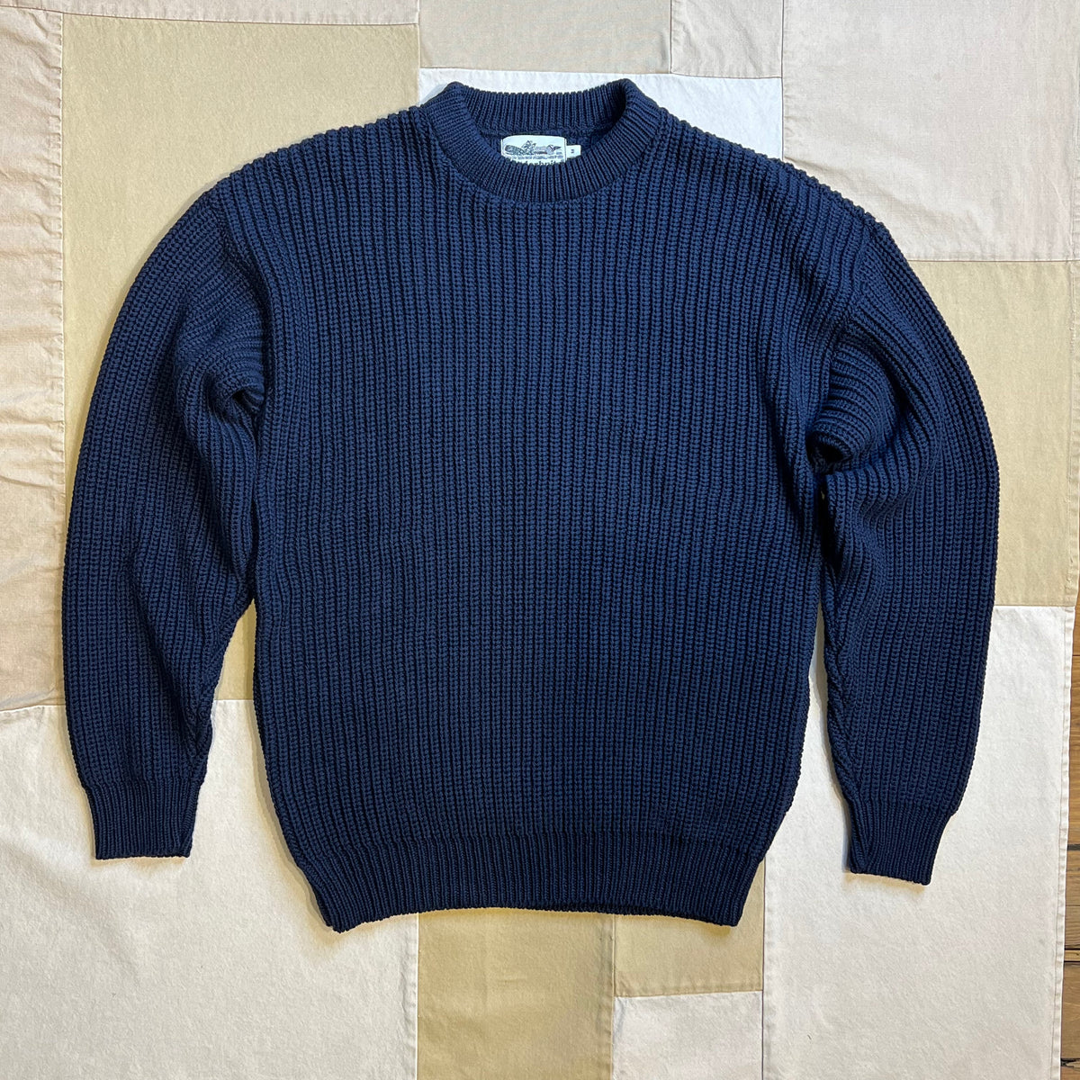 久遠 Fisherman Collage Sweater / BLK-