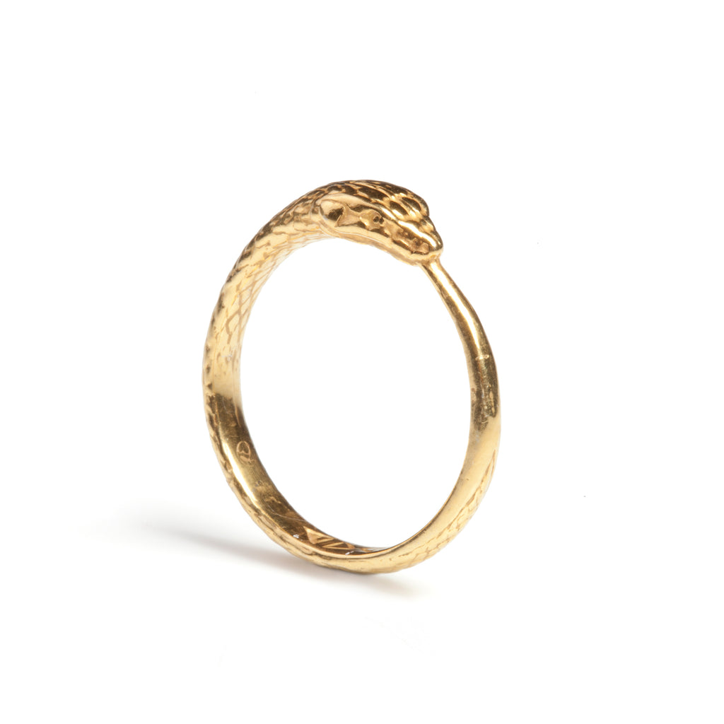 gucci snake ring gold