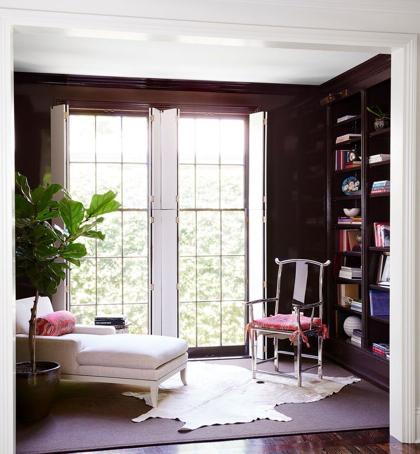 The library of the New Orleans house, featured in Garde & Gun magazine.  Photo Alison Gootee