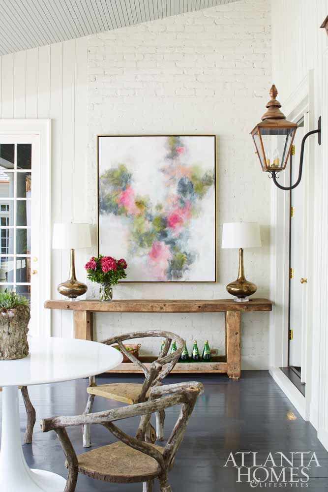 We were thrilled to use Melissa's work in the porch of the spectacular 2017 Atlanta Homes & Lifestyles Show House, renovated by <a href="https://www.ladisicfinehomes.com/" target="_blank">Michael Ladisic</a>.