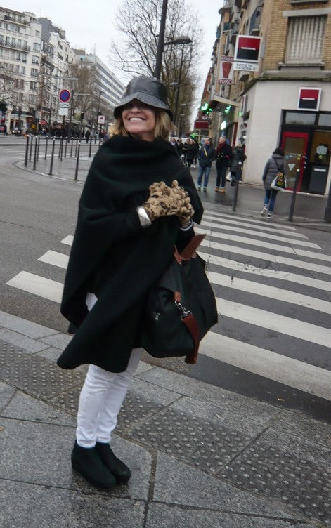 Linda in Paris with that mega-watt smile.