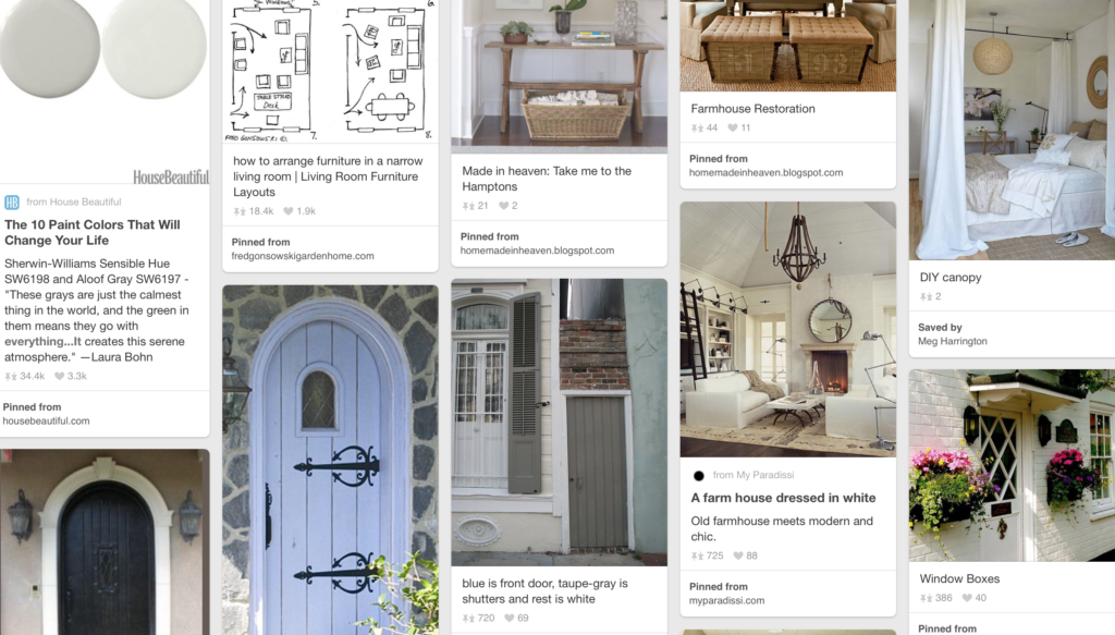 How on earth can anyone renovate or design a job without Pinterest? We're obsessed.