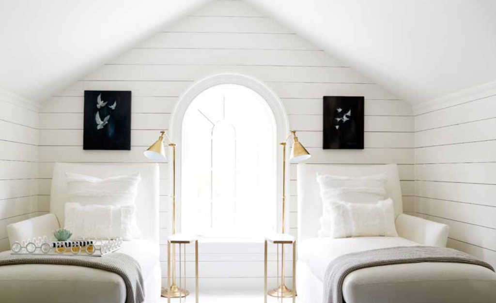 Sometimes a renovation reveals unplanned spaces, like a third-floor sleepover retreat shown at the <a href="http://atlantahomesmag.com/article/history-in-the-making/" target="_blank">2017 Southeastern Designer Showhouse</a>.