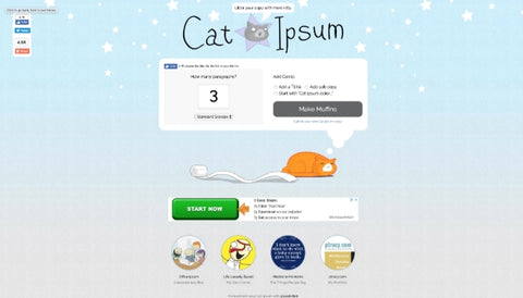 Cat ipsum