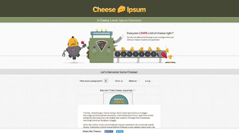 Cheese ipsum