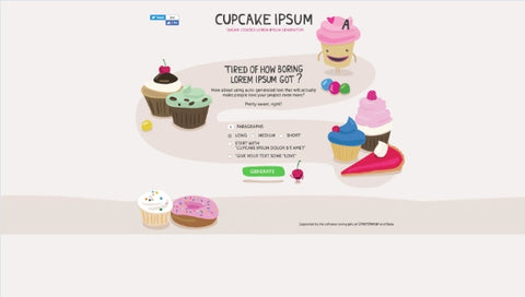 Cupcake ipsum
