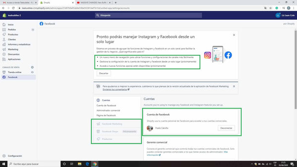 Tutorial para configurar FB Shop a tu negocio online